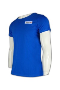 T480 手錶T恤  零售店制服T恤 印製tee-shirt  自定班衫 ball衫Go  設計班衫專門店    海藍色